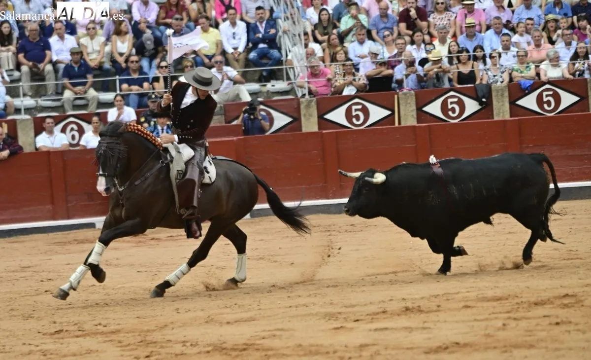Festejo de rejones en La Glorieta