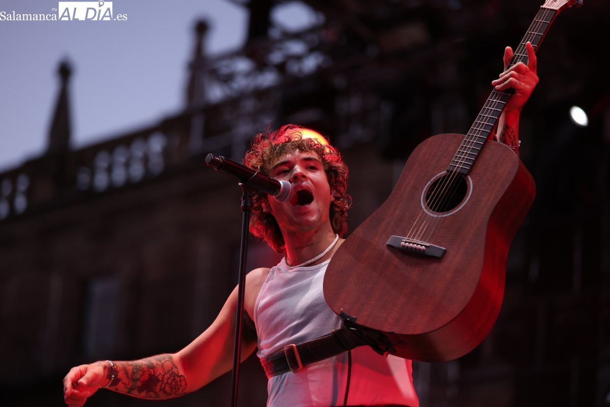 Noan en Salamanca: así fue su concierto en la Plaza Mayor