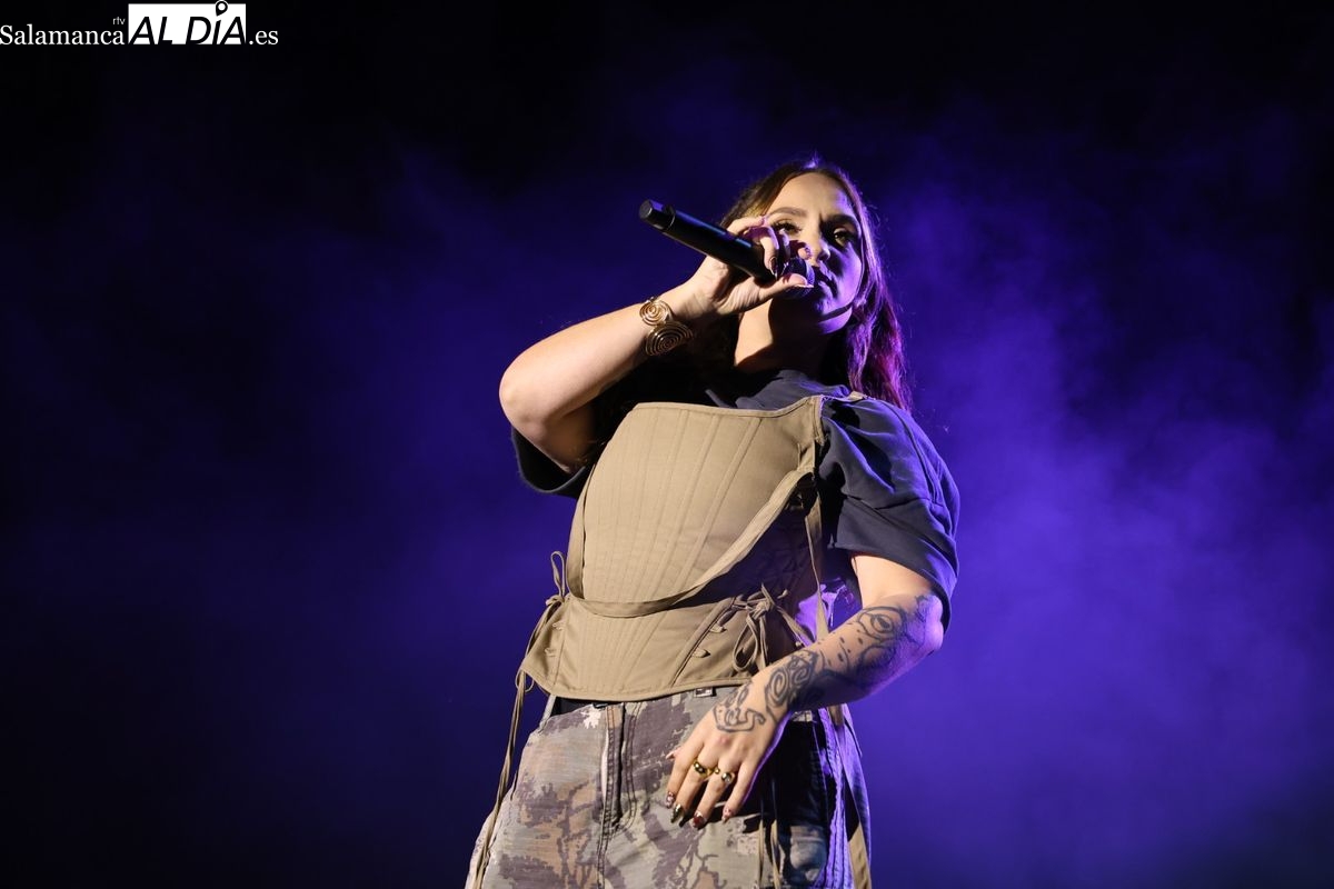 Lia Kali en Salamanca: así fue su concierto en la Plaza Mayor