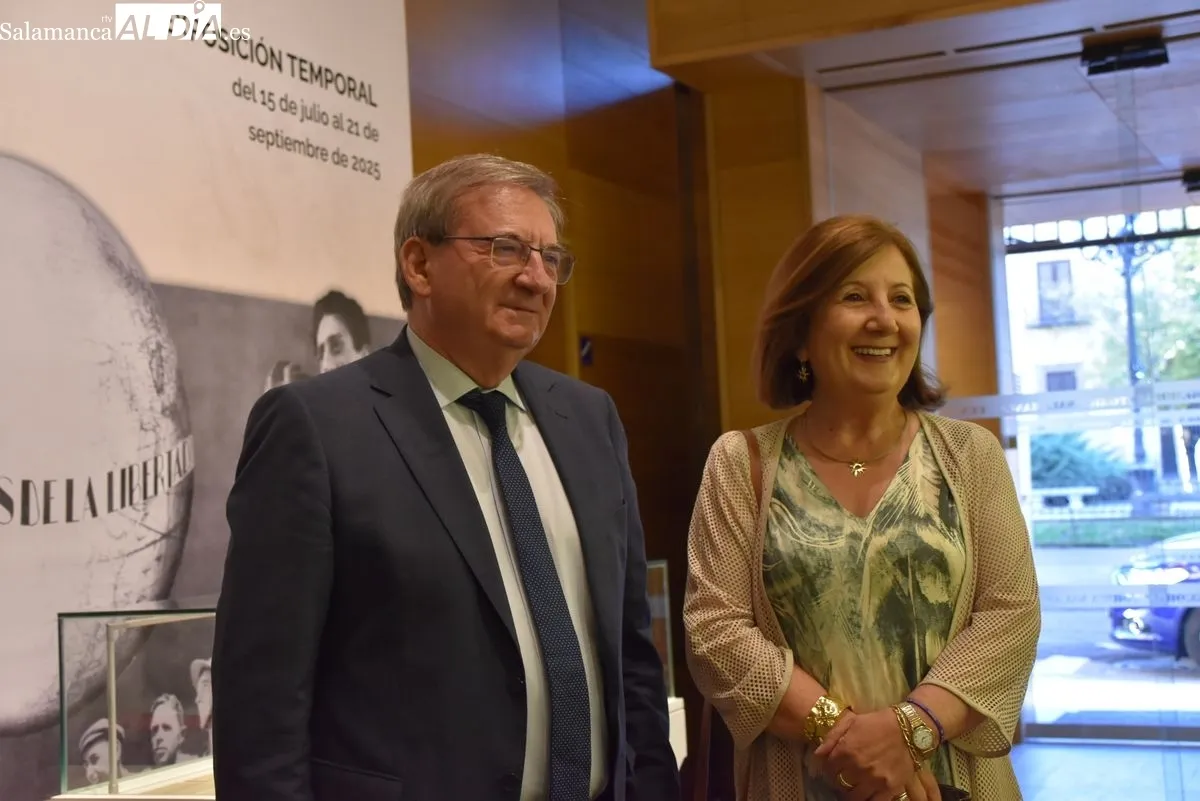 El secretario de Estado de Memoria Democrática, Fernando Martínez, en Salamanca, en el Congreso 'Franco en el Quinquenio Republicano 1931-1936'. Foto de Vanesa Martins