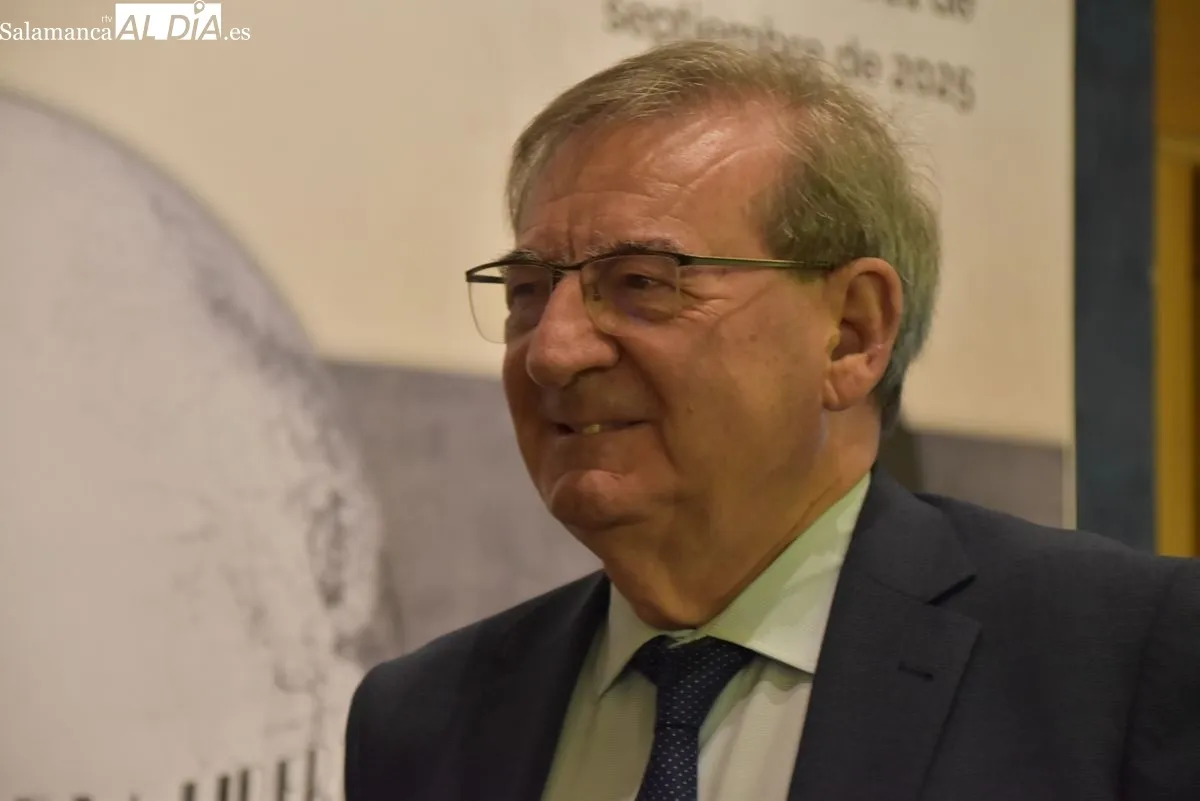 El secretario de Estado de Memoria Democrática, Fernando Martínez, en Salamanca, en el Congreso 'Franco en el Quinquenio Republicano 1931-1936'. Foto de Vanesa Martins