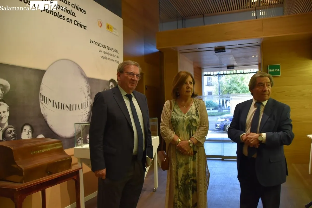 El secretario de Estado de Memoria Democrática, Fernando Martínez, en Salamanca, en el Congreso 'Franco en el Quinquenio Republicano 1931-1936'. Foto de Vanesa Martins