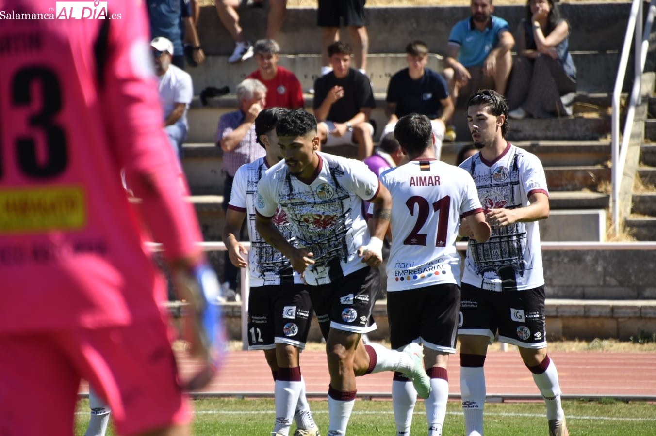 Servetti, el 9 del Salamanca UDS: Yo siempre voy por el ascenso. Ojalá la cifra de 10 goles se me quede corta