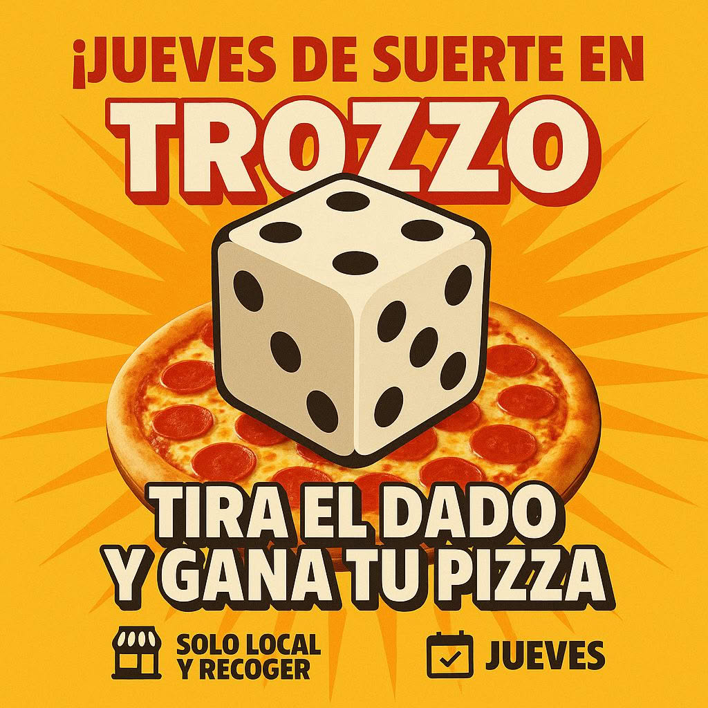 Pizzas gratis en Trozzo de Alba y Guijuelo este jueves