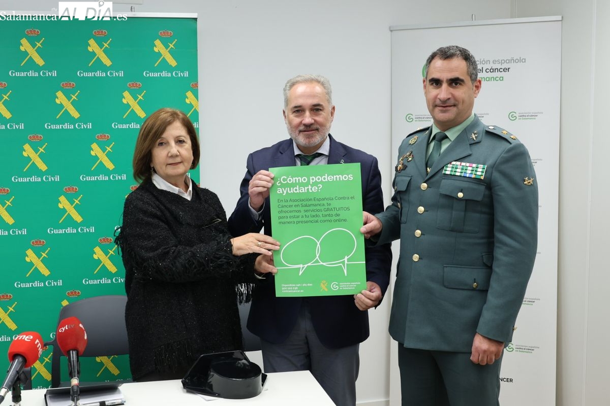 AECC y Guardia Civil se alían en Salamanca contra el cáncer rural
