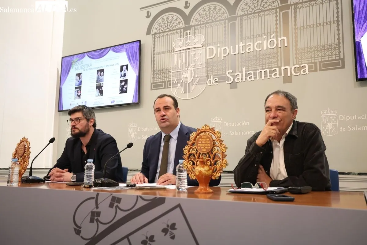 Presentación en la Diputación de Salamanca de la La XXIX Muestra de Teatro Aficionado de Terradillos. Foto de David Sañudo