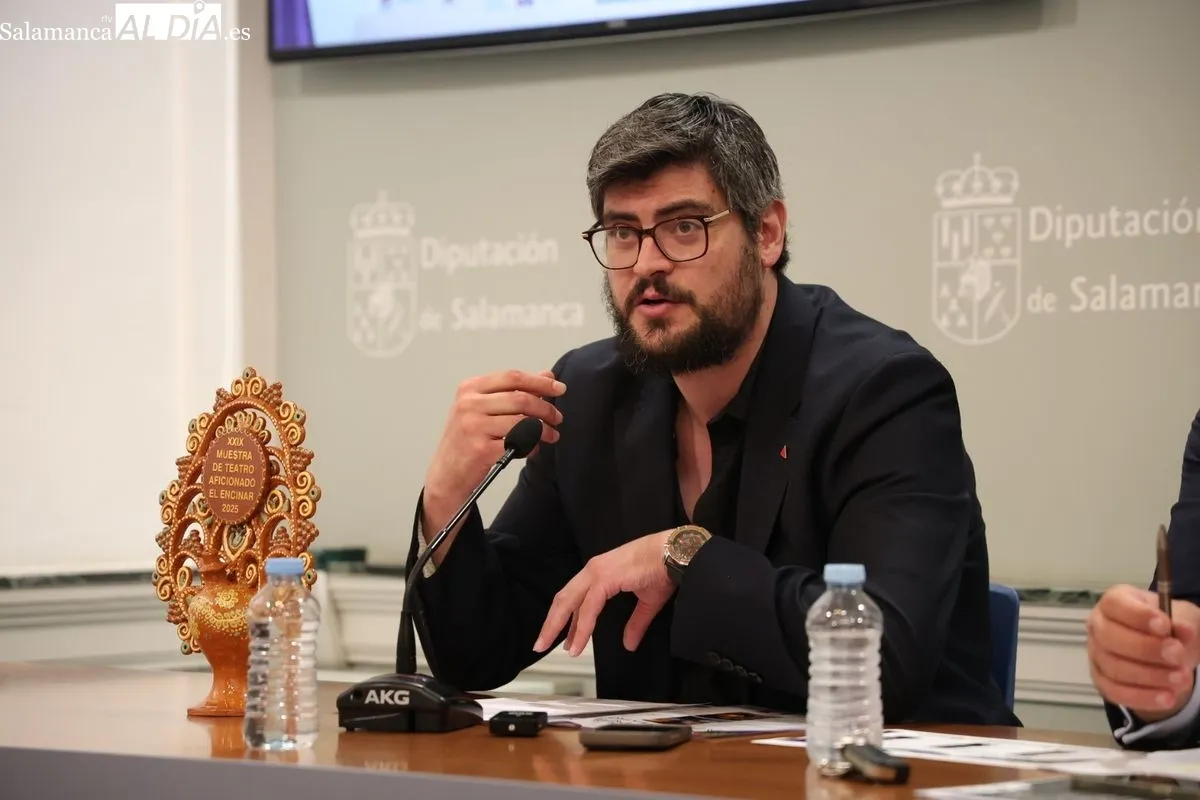 Presentación en la Diputación de Salamanca de la La XXIX Muestra de Teatro Aficionado de Terradillos. Foto de David Sañudo