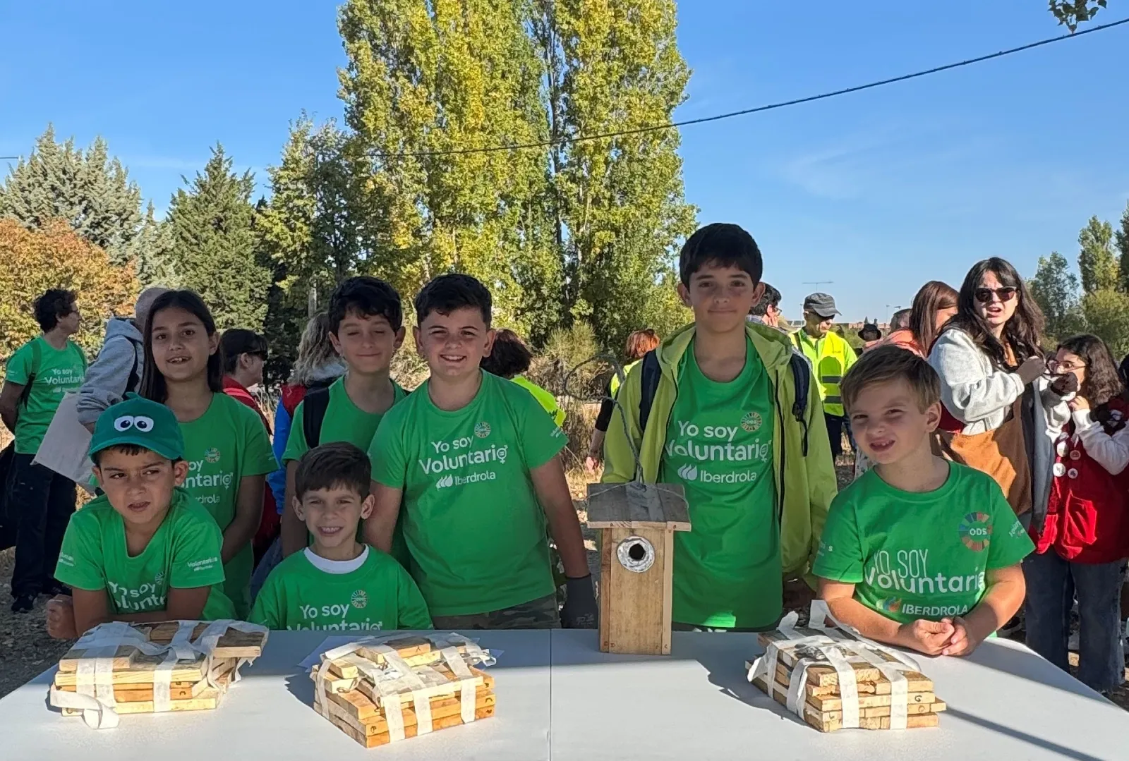 200 voluntarios de Iberdrola reforestan zonas quemadas y apoyan a colectivos en Castilla y León