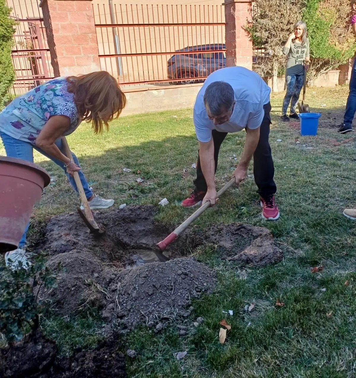 Foto 2 - Macotera celebra el D&iacute;a de la Mujer Rural  plantando un &aacute;rbol como s&iacute;mbolo de futuro
