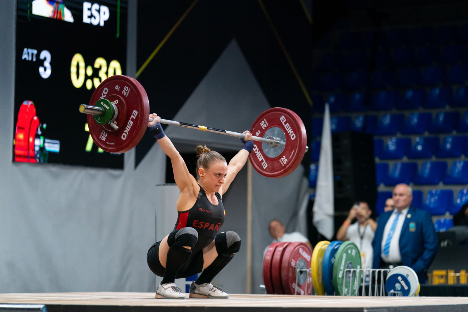 Marta García Rincón vuelve a coronarse campeona de Europa de halterofilia y suma también un bronce