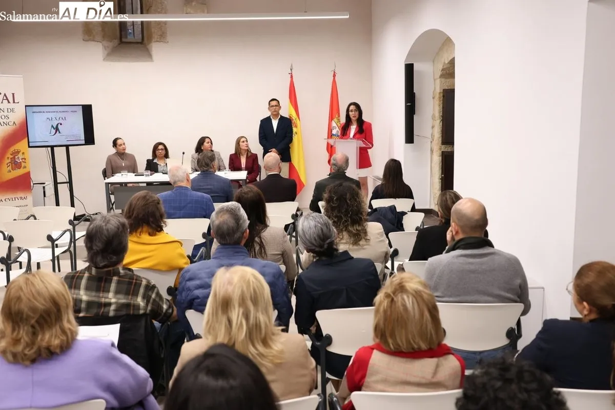 Inauguración oficial de la Asociación de Mexicanos de Salamanca. Fotos: David Sañudo