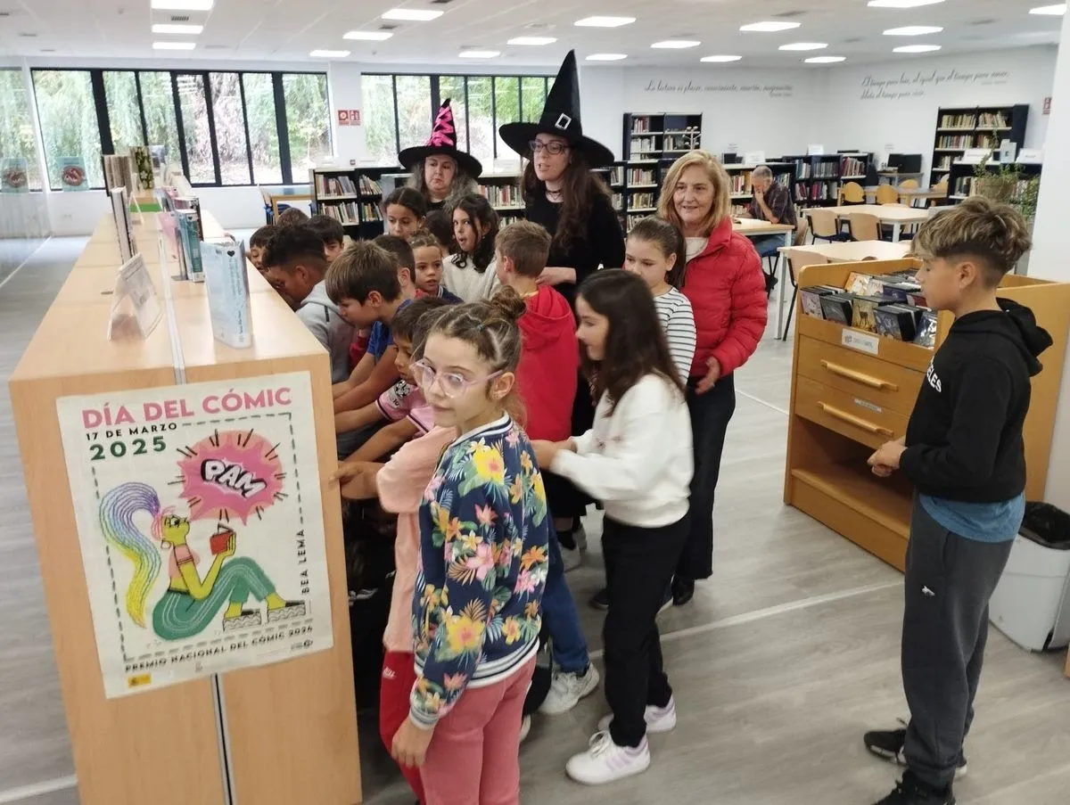 Foto 4 - Los colegios de Santa Marta celebran el D&iacute;a de las Bibliotecas con un juego de pistas tem&aacute;tico