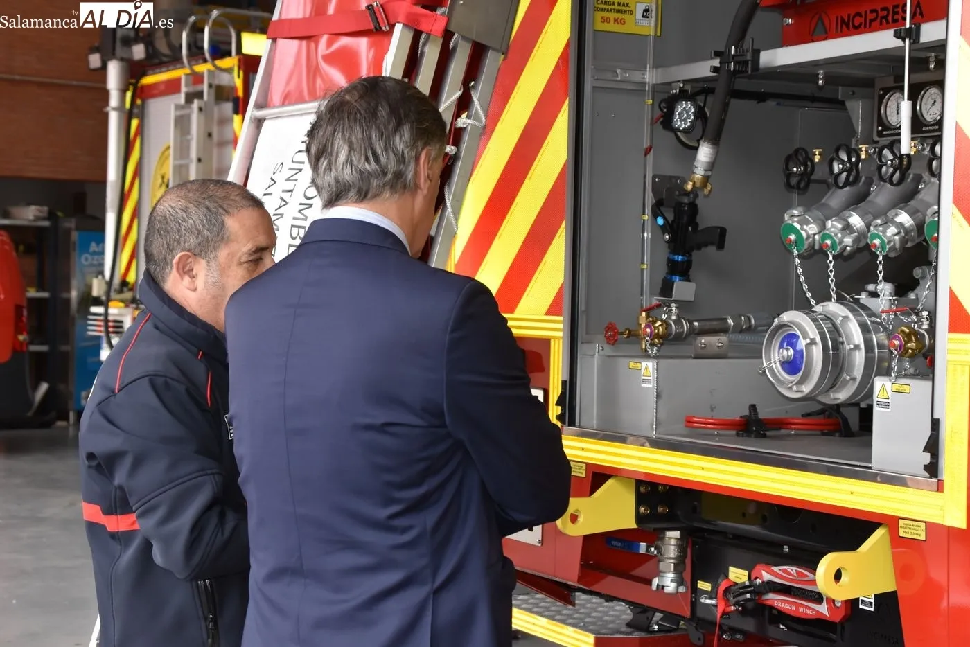 Nuevo camión de bomberos en Salamanca | Fotos: T.S.