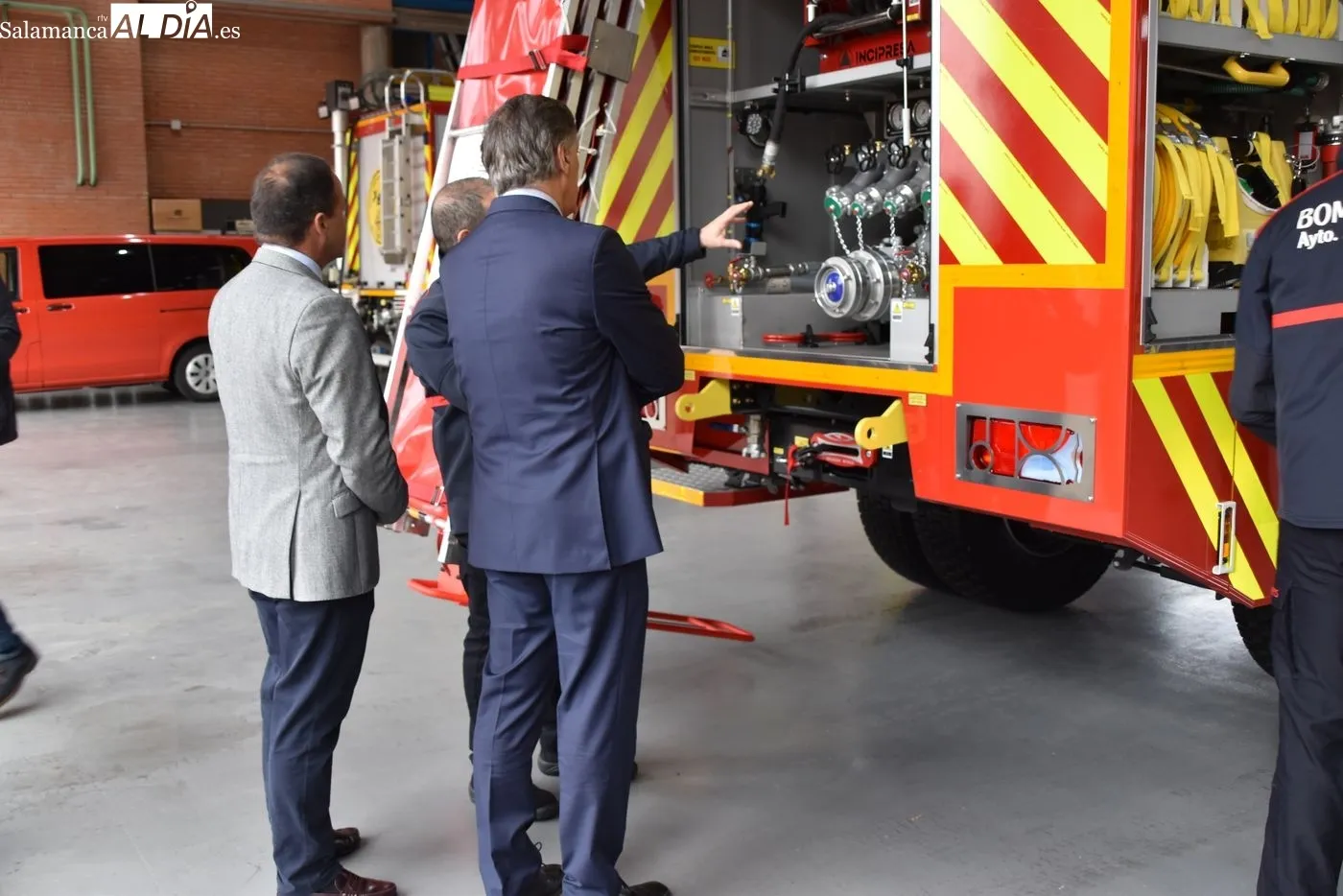 Nuevo camión de bomberos en Salamanca | Fotos: T.S.