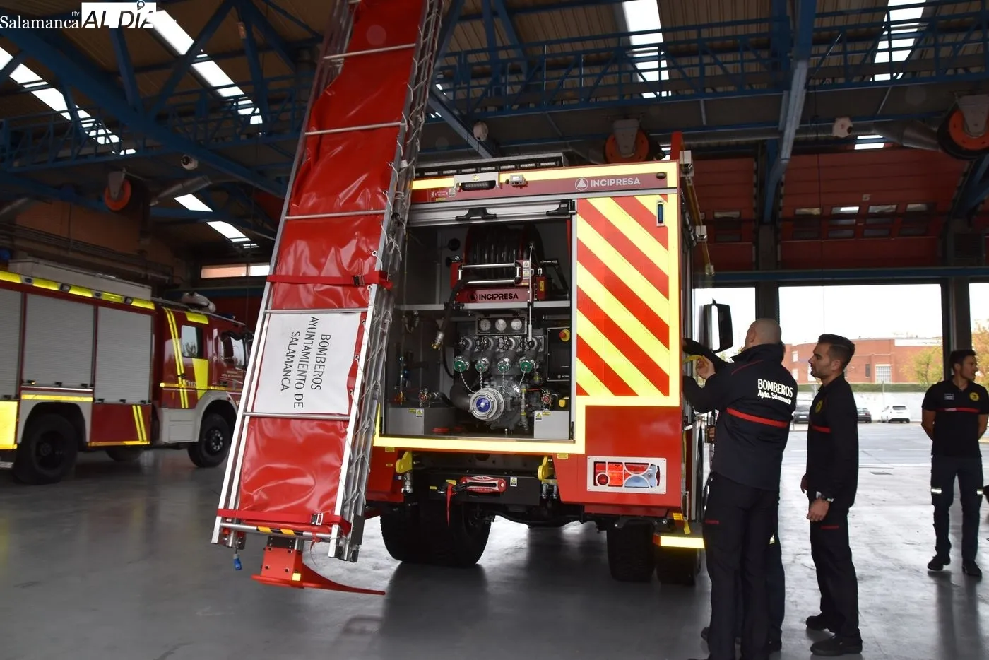 Nuevo camión de bomberos en Salamanca | Fotos: T.S.