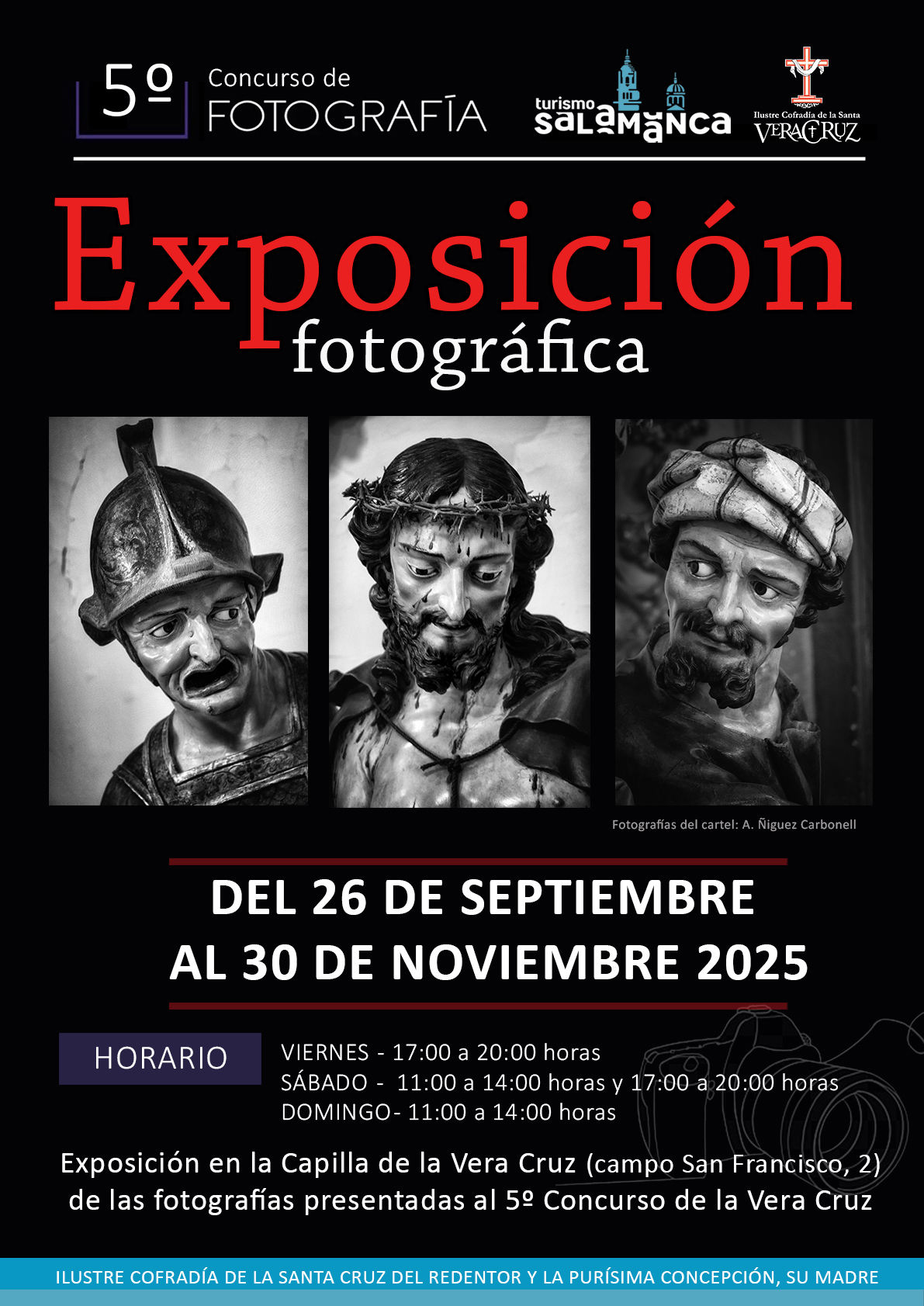Exposición del V concurso fotográfico de la Vera Cruz en Salamanca