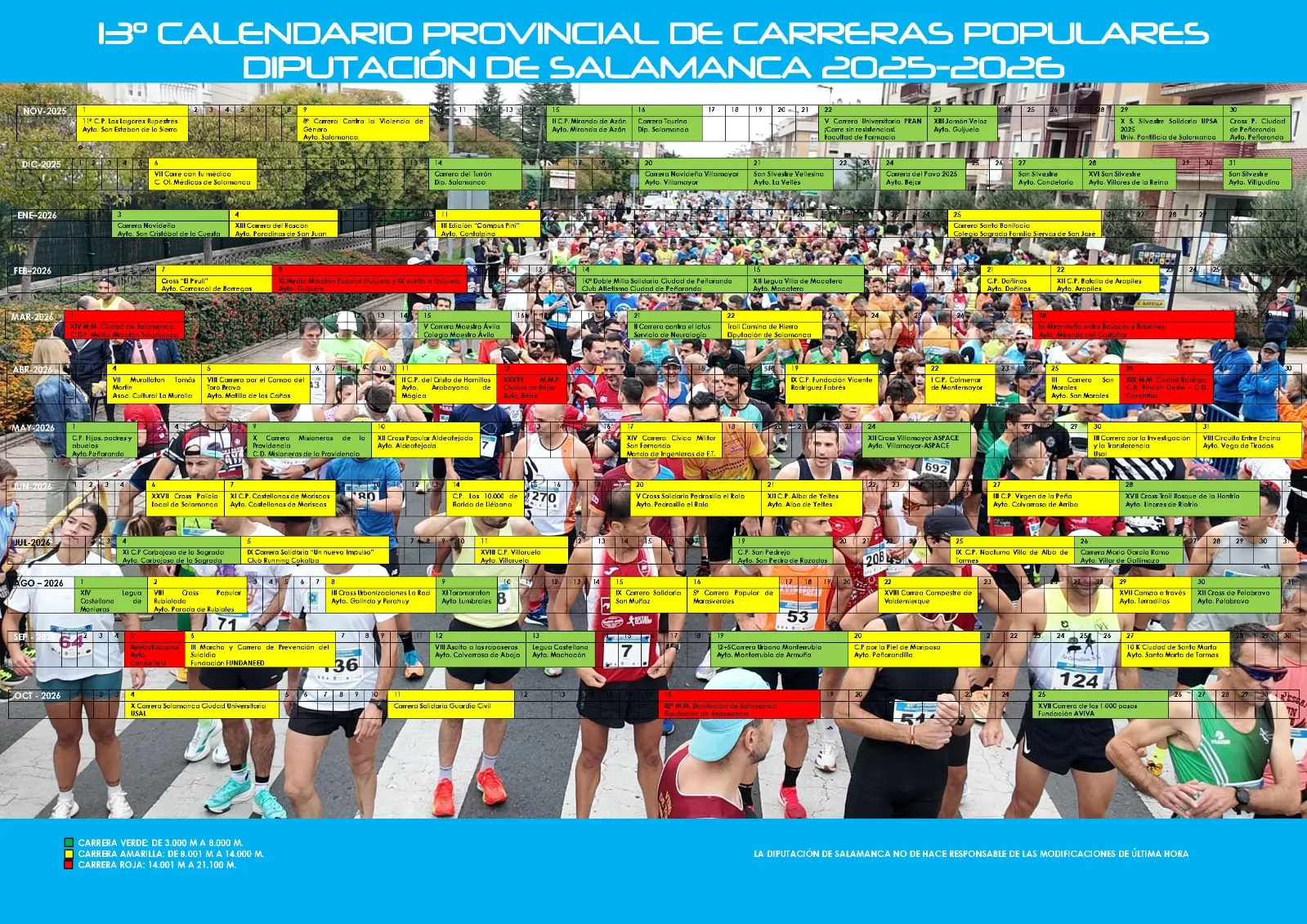 Foto 2 - El circuito de carreras populares de Salamanca, el m&aacute;s grande de Espa&ntilde;a al contar con 78 pruebas 