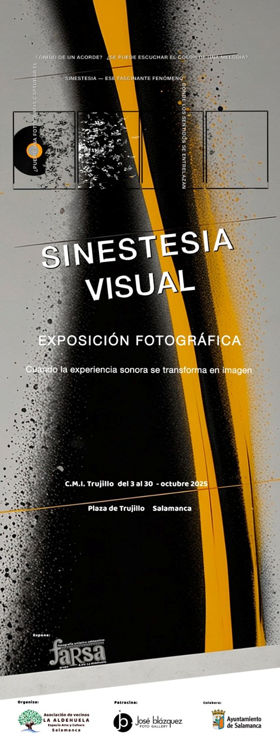Sinestesia Visual: exposición de fotografía y música en Salamanca