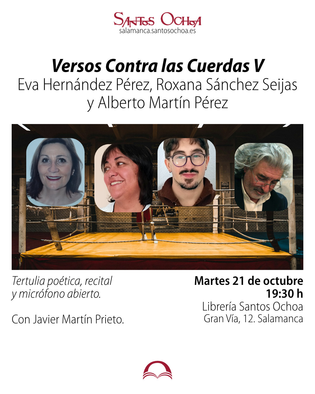 Poesía en Salamanca: recital Versos Contra las Cuerdas