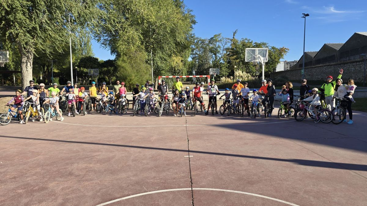 Jornada en bicicleta del colegio San Juan Bosco de Salamanca