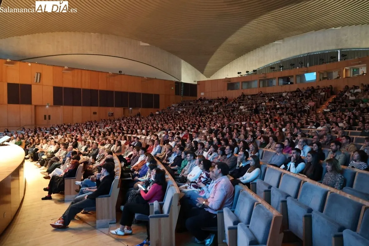 Conferencia de Mario Alonso Puig en el Palacio de Congresos de Salamanca, organizada por Baja Rural. Foto: David Sañudo