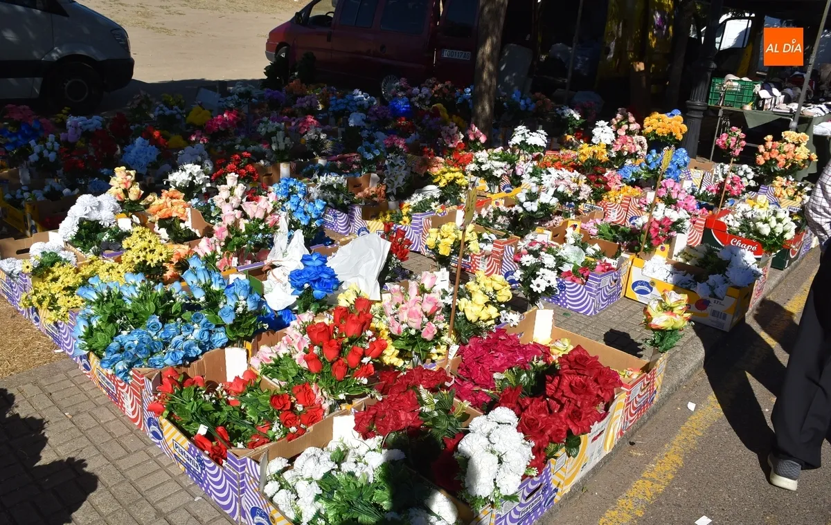 Foto 4 - Las flores para el D&iacute;a de Todos los Santos le dan colorido extra al mercadillo sabatino