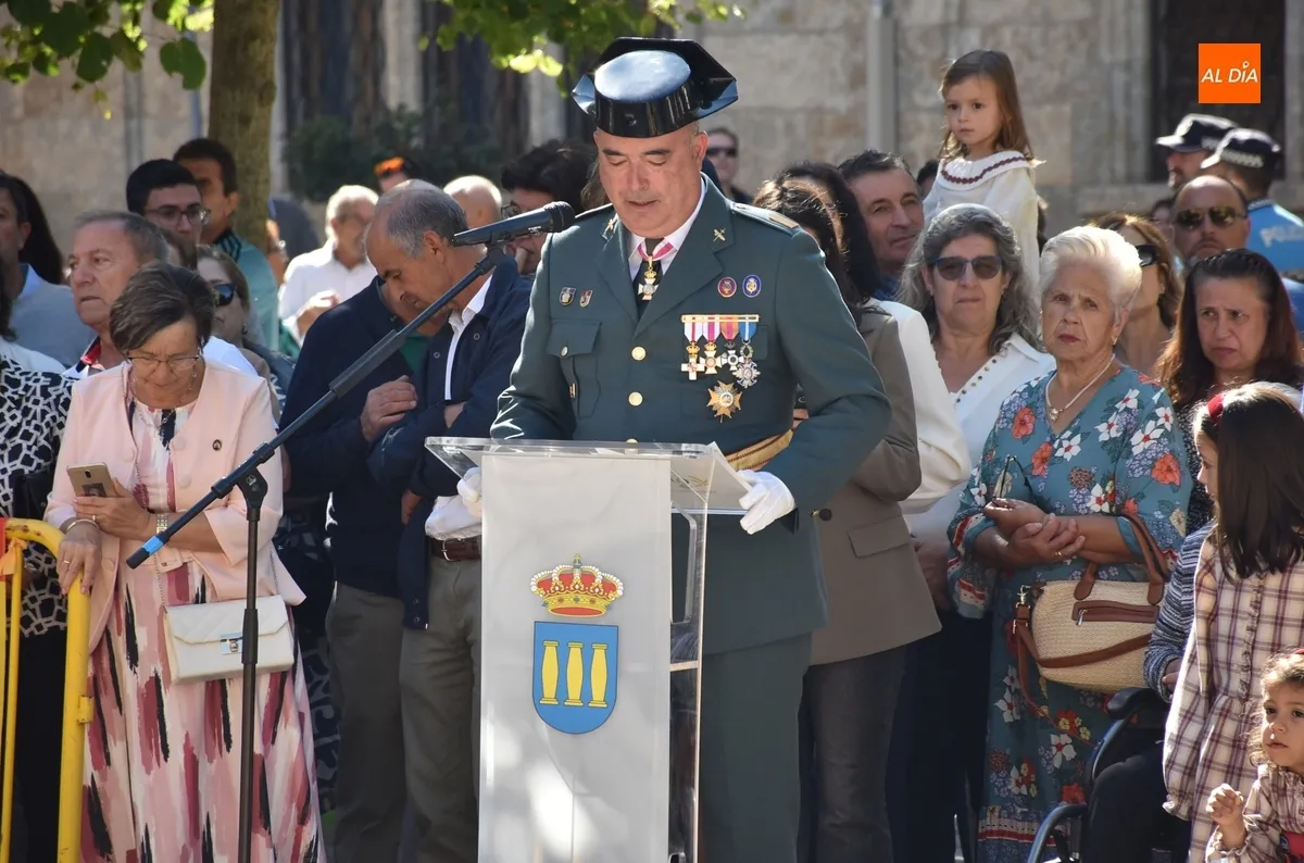 Foto 6 - La Benem&eacute;rita mirobrigense rinde homenaje a dos veteranos y a los ca&iacute;dos del Cuerpo