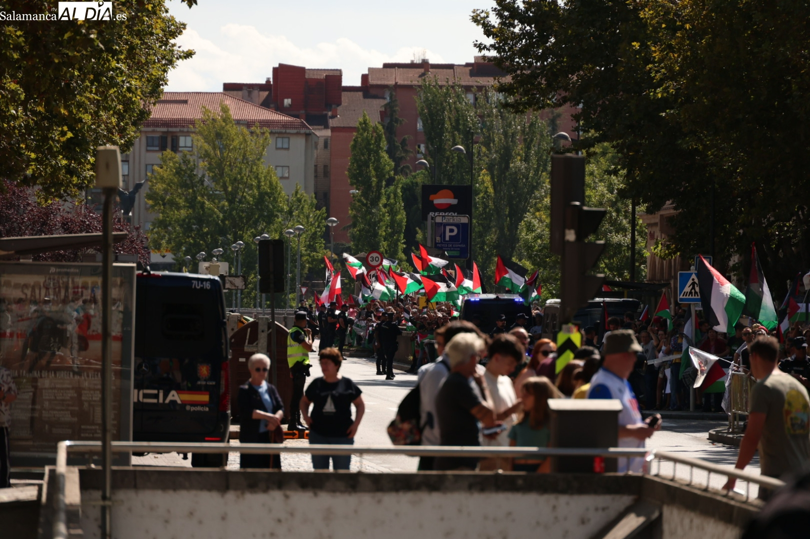 La etapa Rueda-Guijuelo de La Vuelta, entre las incluidas para sancionar a ciudadanos por infracciones en las manifestaciones proPalestina