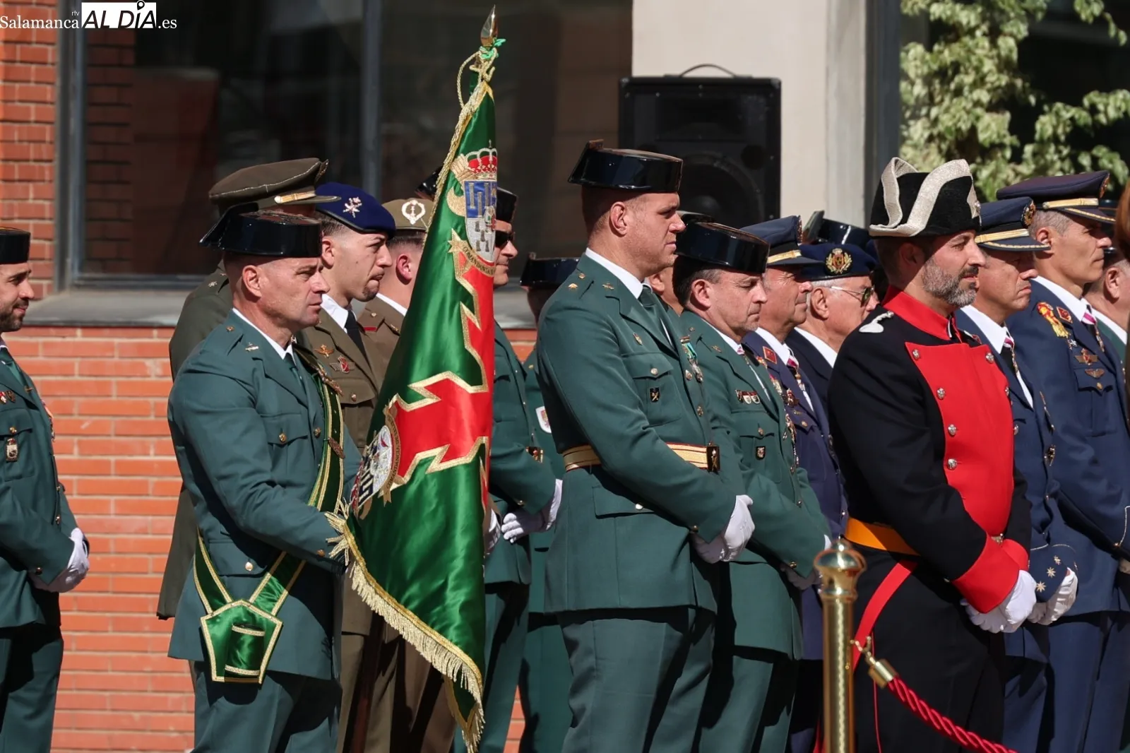 Homenaje a la patrona en la Comandancia de la Guardia Civil en Salamanca | Fotos: David Sañudo