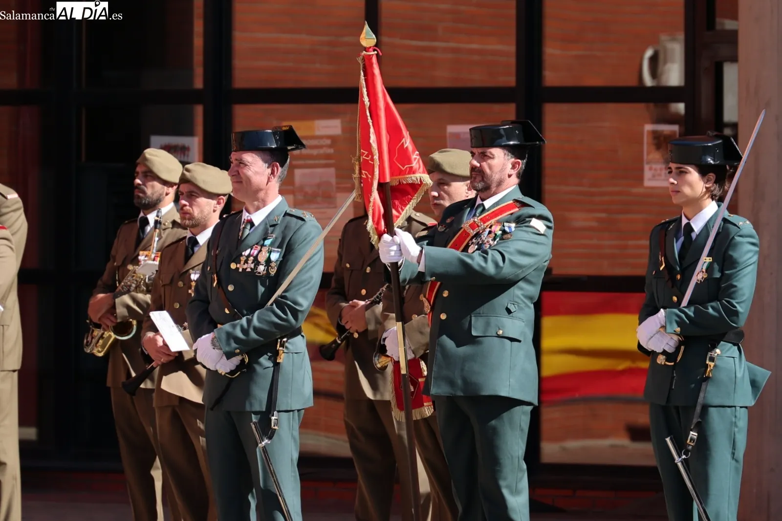 Homenaje a la patrona en la Comandancia de la Guardia Civil en Salamanca | Fotos: David Sañudo