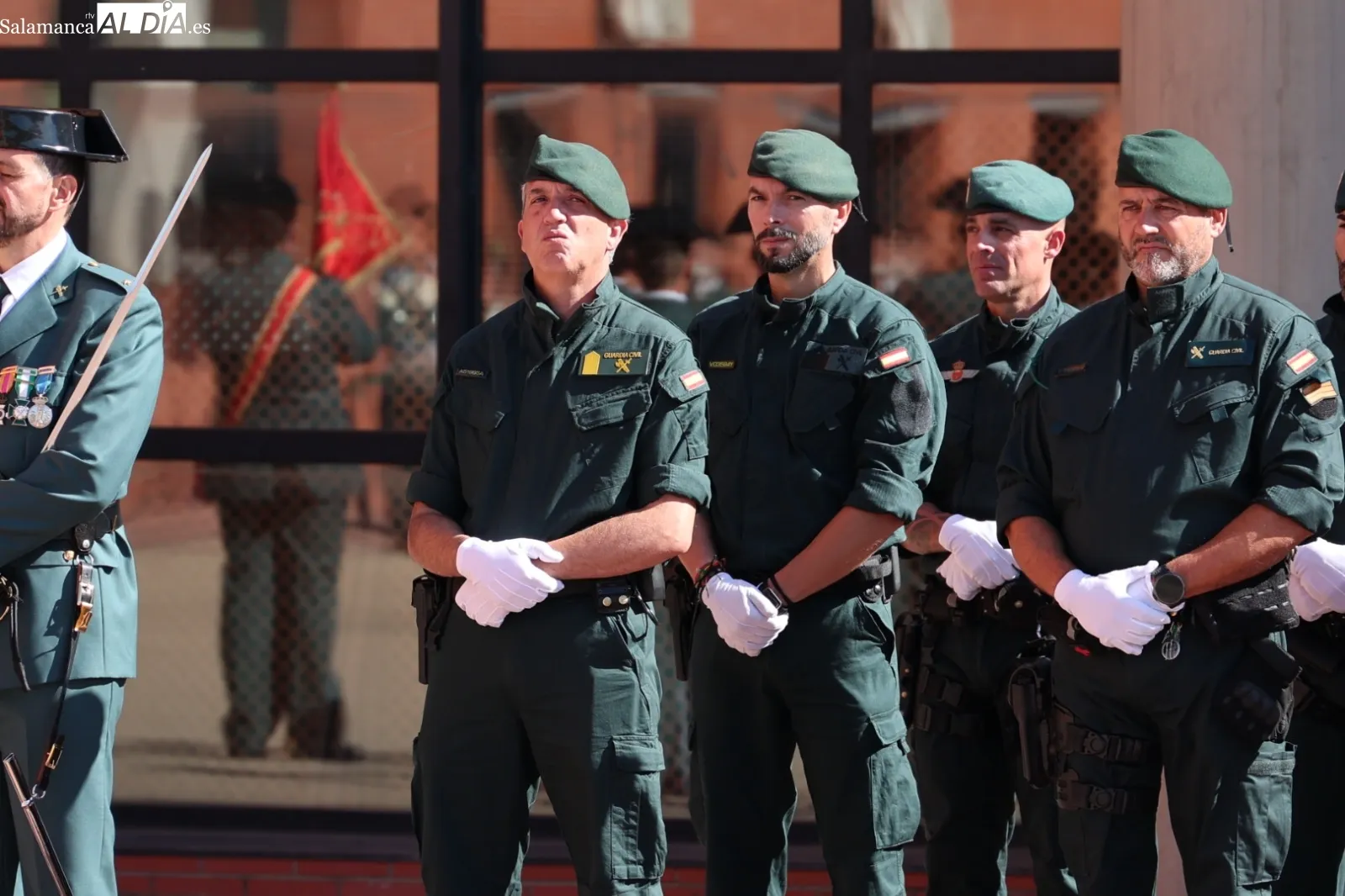 Homenaje a la patrona en la Comandancia de la Guardia Civil en Salamanca | Fotos: David Sañudo