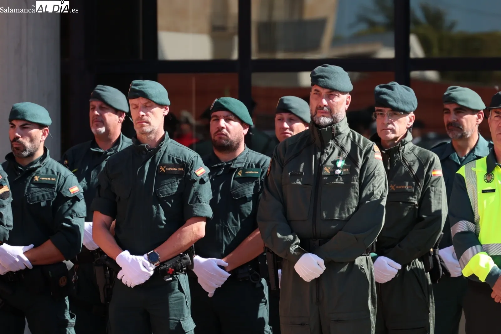 Homenaje a la patrona en la Comandancia de la Guardia Civil en Salamanca | Fotos: David Sañudo