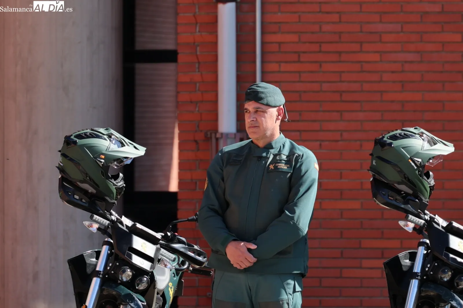 Homenaje a la patrona en la Comandancia de la Guardia Civil en Salamanca | Fotos: David Sañudo