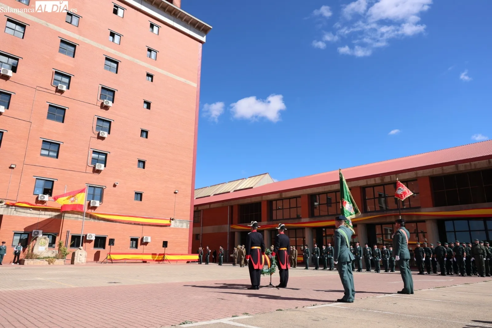 Homenaje a la patrona en la Comandancia de la Guardia Civil en Salamanca | Fotos: David Sañudo