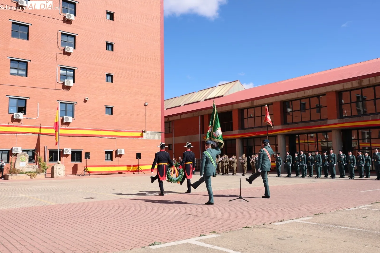 Homenaje a la patrona en la Comandancia de la Guardia Civil en Salamanca | Fotos: David Sañudo
