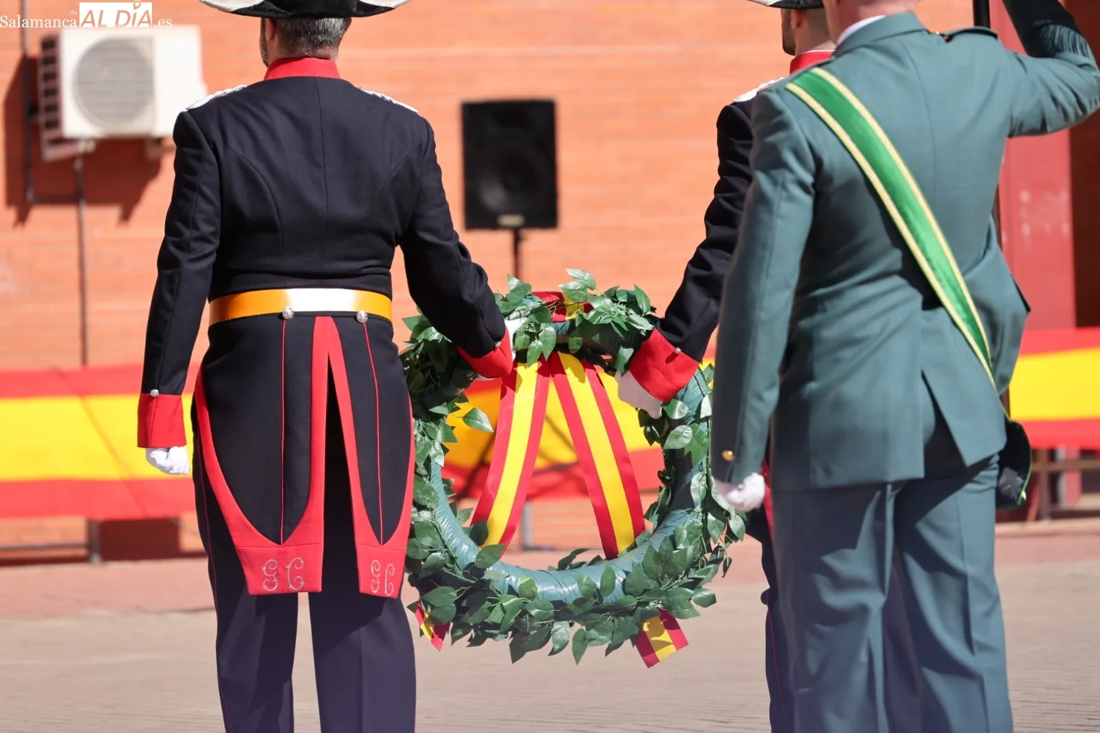 Homenaje a la patrona en la Comandancia de la Guardia Civil en Salamanca | Fotos: David Sañudo