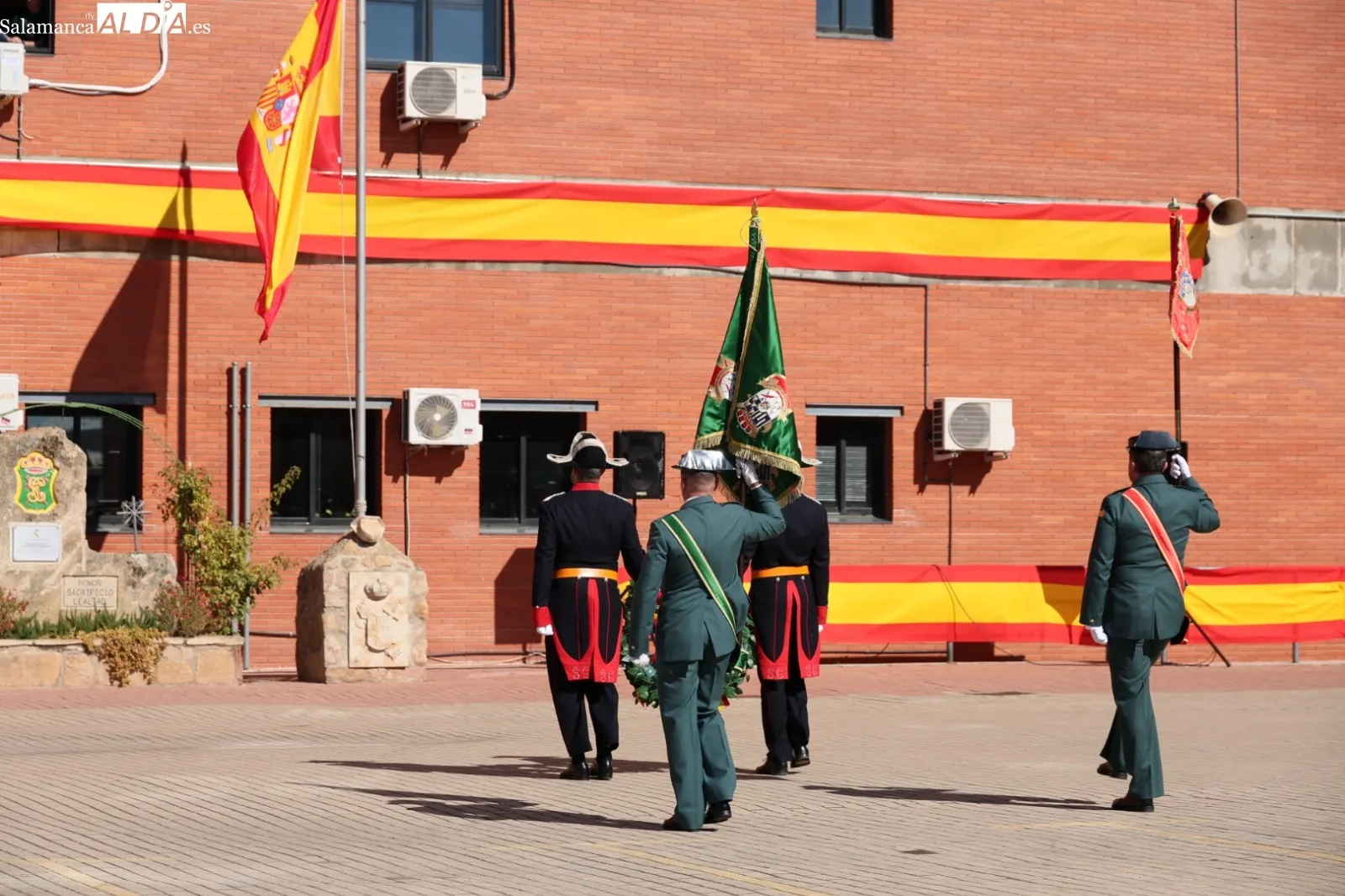 Homenaje a la patrona en la Comandancia de la Guardia Civil en Salamanca | Fotos: David Sañudo