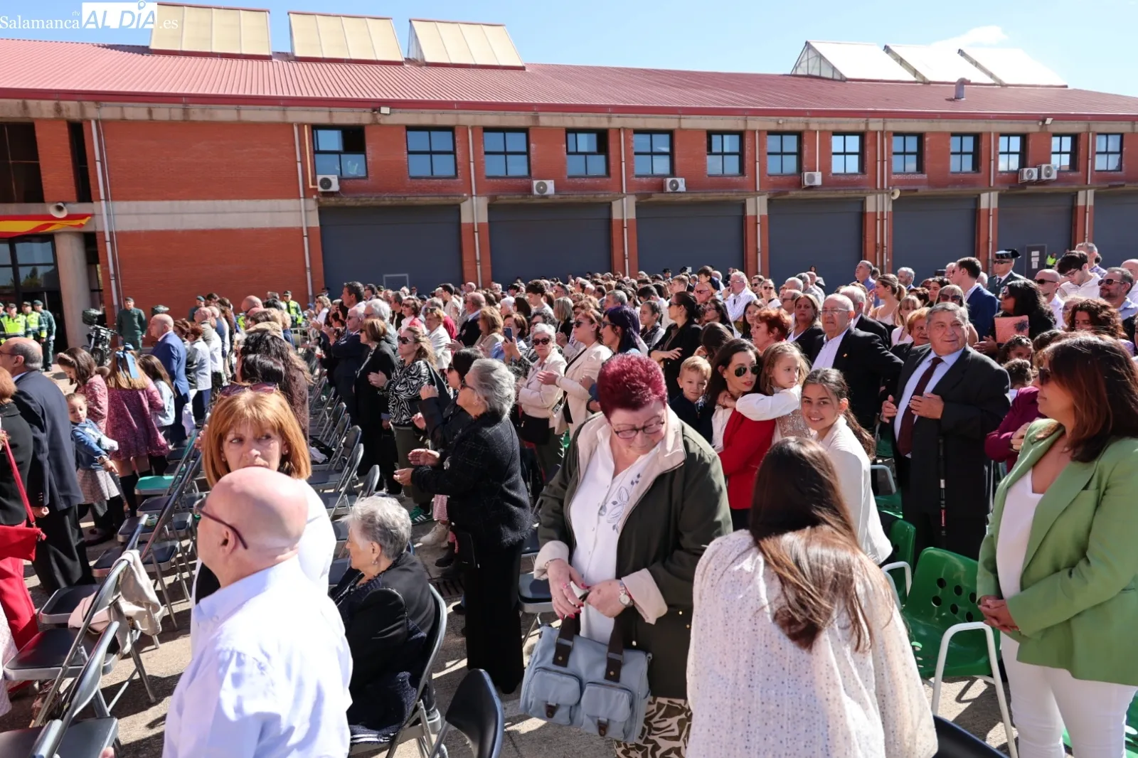 Homenaje a la patrona en la Comandancia de la Guardia Civil en Salamanca | Fotos: David Sañudo