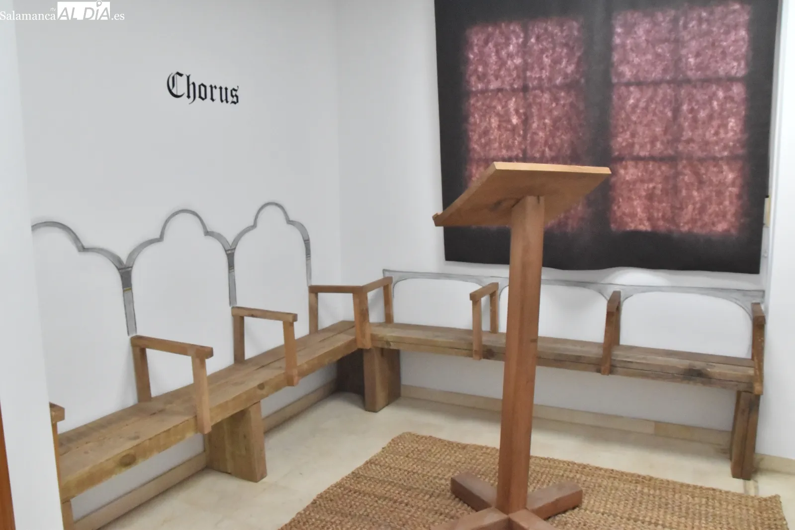 Fotografías del nuevo espacio que se ha recreado en Santa Marta con motivo del convento benedictino que existió en el lugar, tras un documento de 1194 | FOTOS: Vanesa Martins 