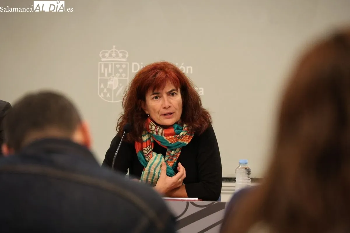 El diputado de Cultura, David Mingo, y la vicerrectora de Estudiantes, Marta Gutiérrez, en la presentación de Provincia Creativa. Foto de David Sañudo