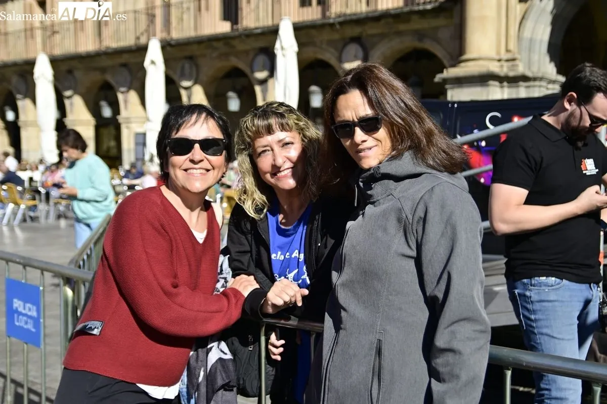 Día Mundial de la Parálisis Cerebral en la Plaza Mayor. Foto SALAMANCArtv AL DÍA