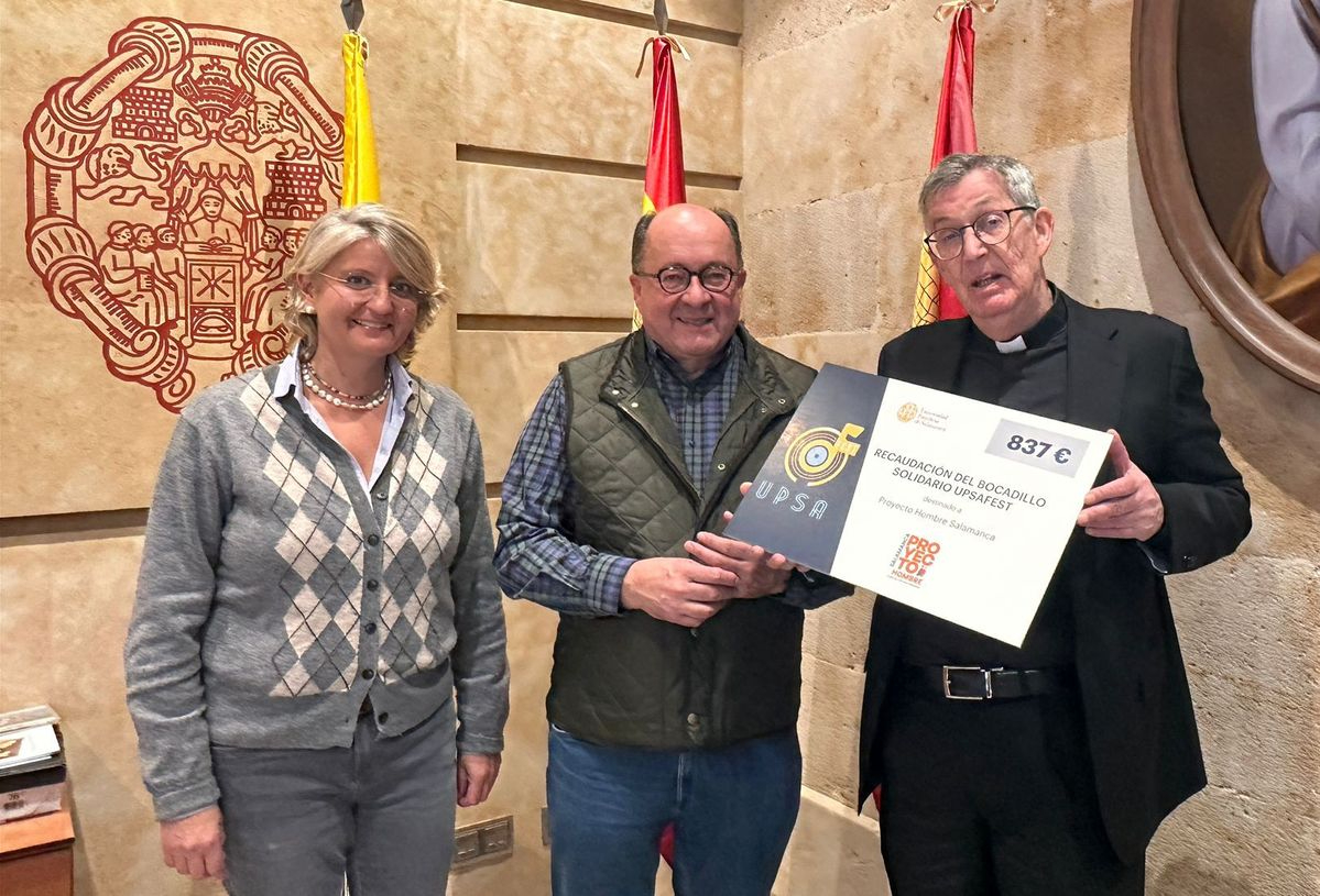 UPSA recauda 837 euros para Proyecto Hombre en Salamanca