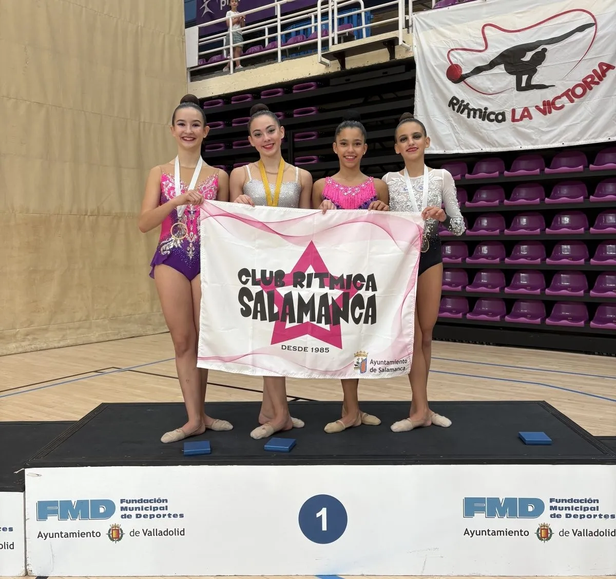 El Club Rítmica Salamanca logra un pleno de clasificaciones para los campeonatos nacionales individuales y de conjuntos