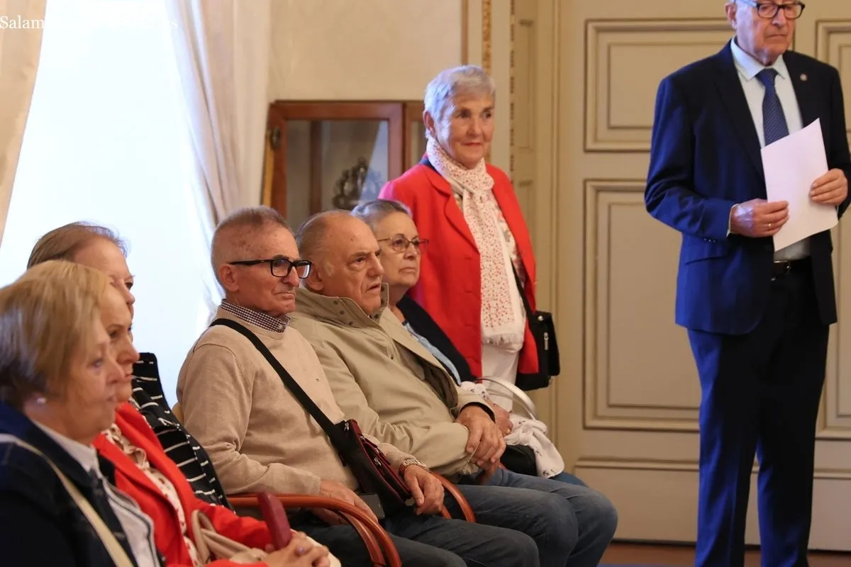 Acto del Día de los Mayores en el Ayuntamiento de Salamanca. Foto de David Sañudo