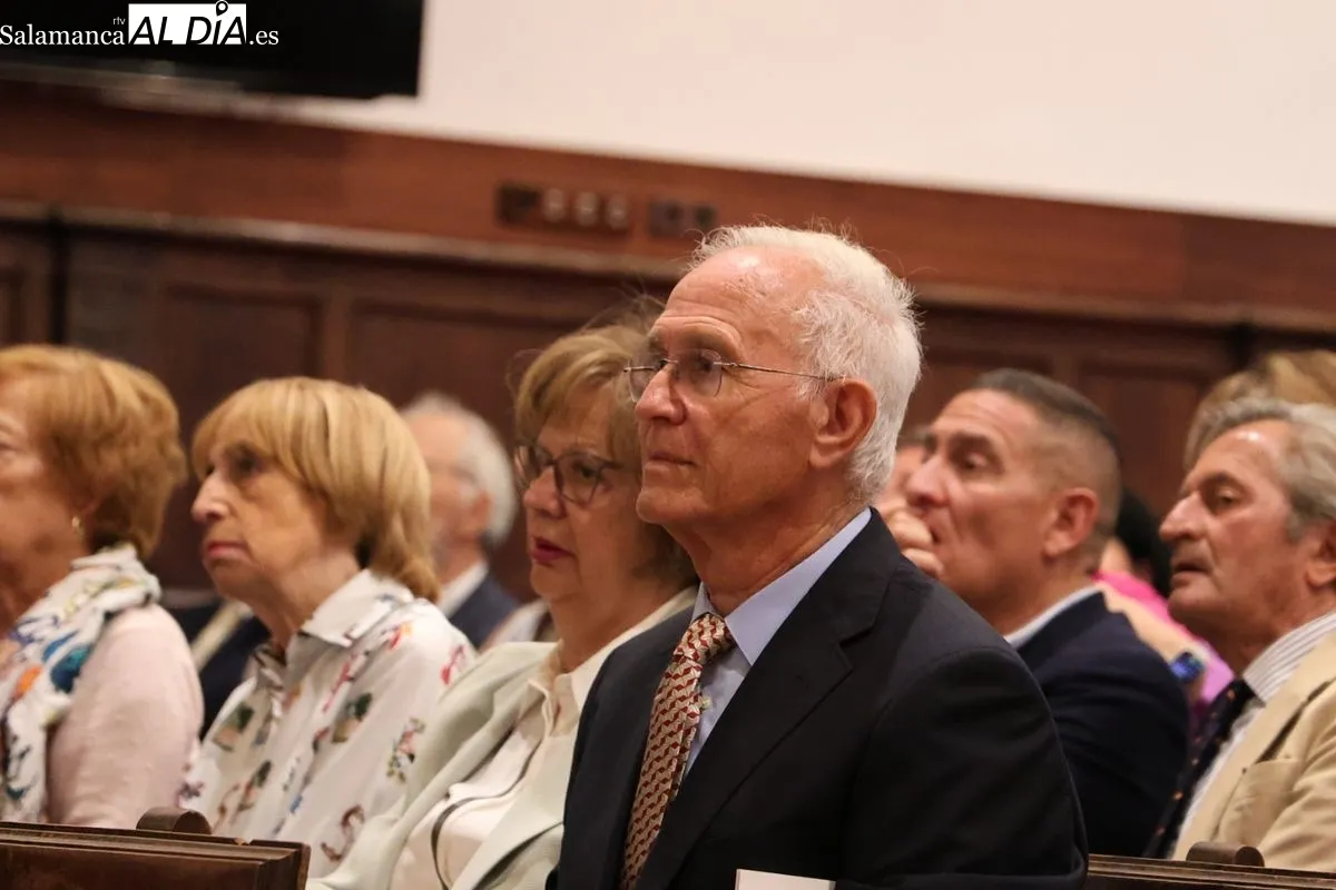 Acto de ingreso del Emiliano Hernández Galilea en la Real Academia de Medicina de Salamanca. Foto: David Sañudo