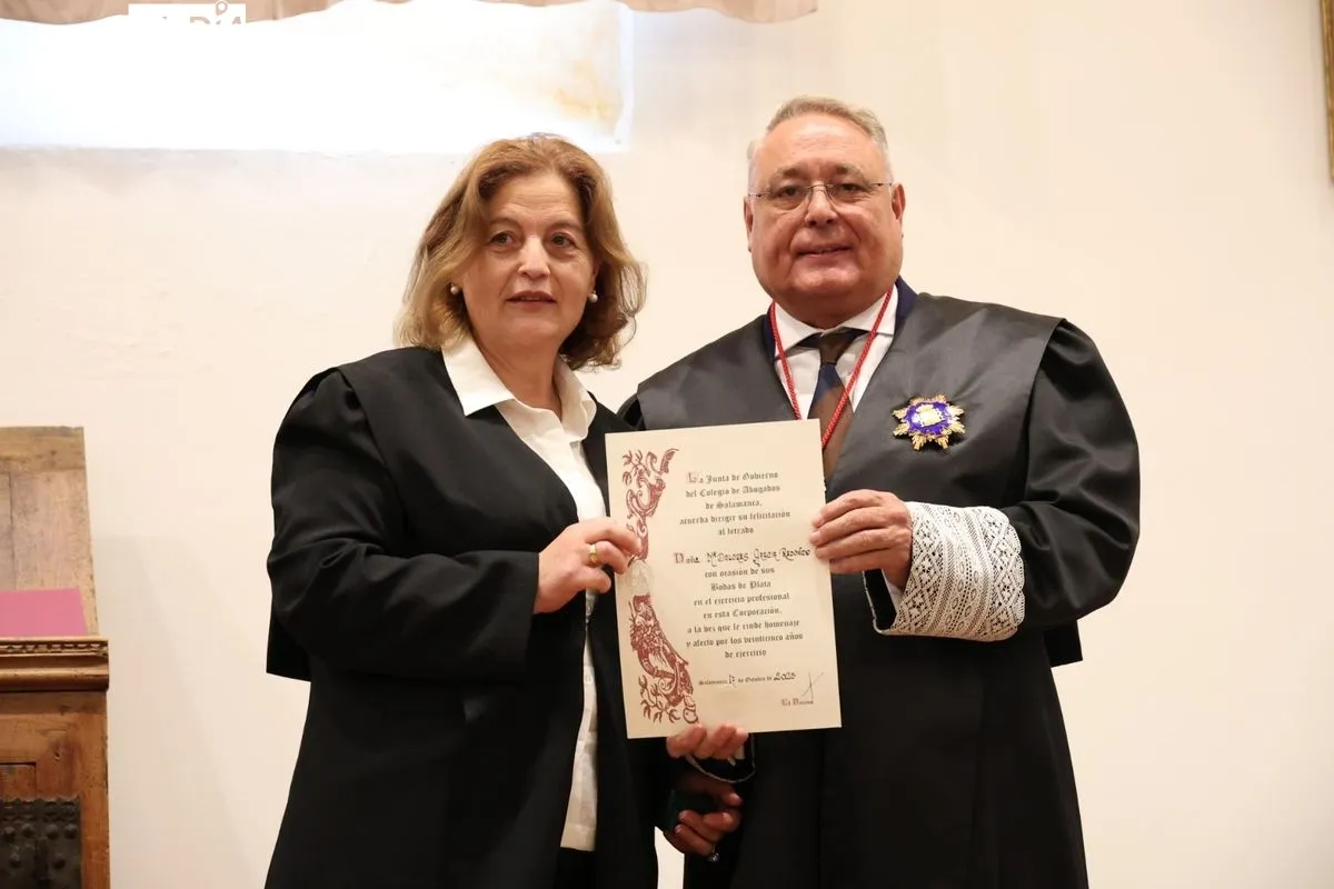 El Colegio de la Abogacía de Salamanca ha celebrado el acto central de sus fiestas patronales en el Aula Salinas de la Universidad. Foto de David Sañudo