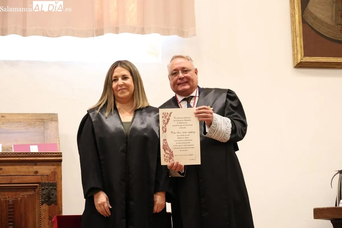 El Colegio de la Abogacía de Salamanca ha celebrado el acto central de sus fiestas patronales en el Aula Salinas de la Universidad. Foto de David Sañudo