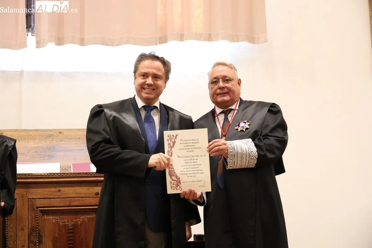 El Colegio de la Abogacía de Salamanca ha celebrado el acto central de sus fiestas patronales en el Aula Salinas de la Universidad. Foto de David Sañudo