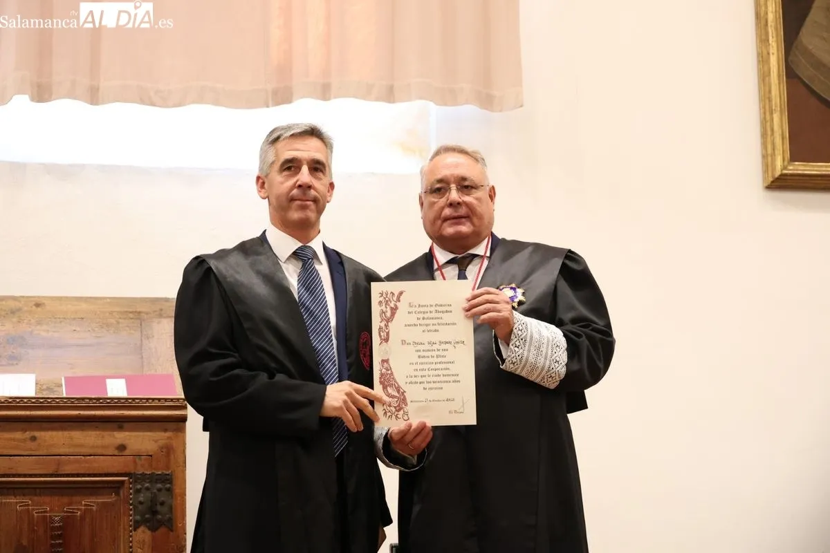 El Colegio de la Abogacía de Salamanca ha celebrado el acto central de sus fiestas patronales en el Aula Salinas de la Universidad. Foto de David Sañudo