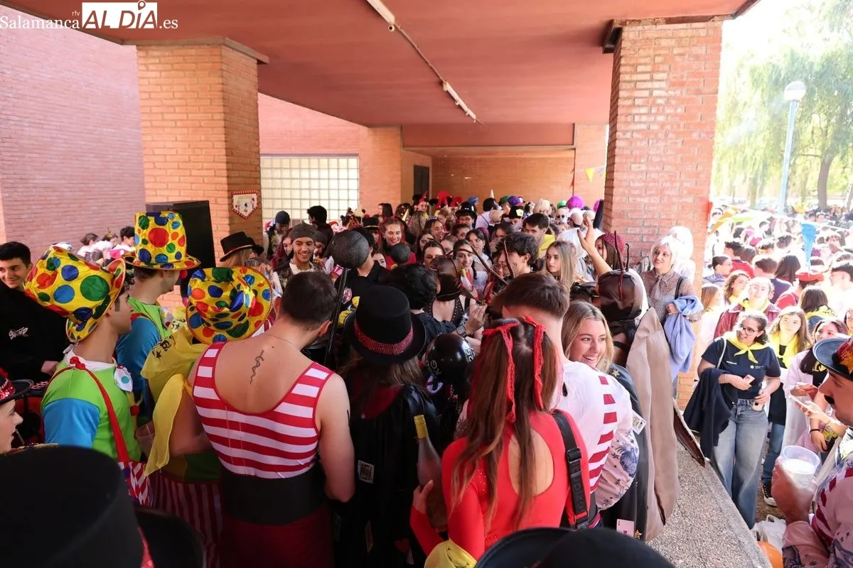 Los estudiantes de Medicina celebran San Lucas con disfraces y charanga | FOTOS: David Sañudo 